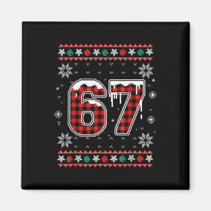 Rolig 67 Six Seven Squad Meme Jul Ful Svett Magnet