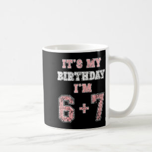Rolig 6 7 13-årsdag Sex Sju Tonåring 13 År Kaffemugg
