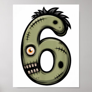 Rolig 6 7 Halloween-kostym Meme 67 Halloween _1 Poster