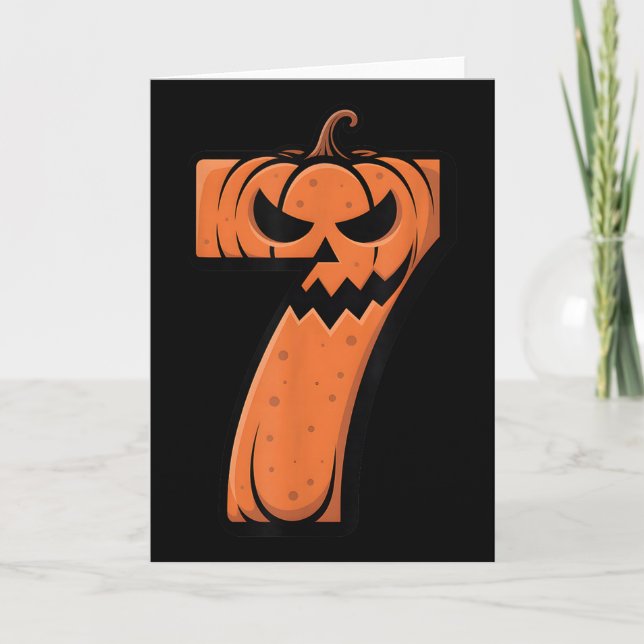 Rolig 6 7 Halloween-kostym Meme 67 Halloween  Kort (Framsida)