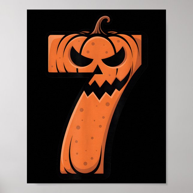 Rolig 6 7 Halloween Kostym Meme 67 Halloween  Poster (Framsidan)