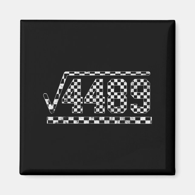 Rolig 6 7 Kvadratroten Ur 4489 Slang Math Lärare  Magnet (Framsidan)