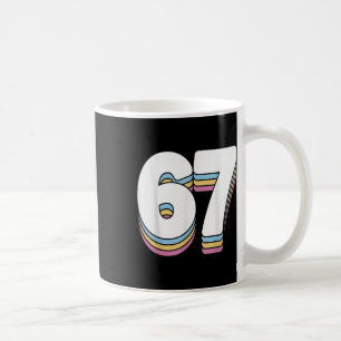 Rolig 6 7 Meme Sex Sju Gen Alpha Slang 67 Kaffemugg