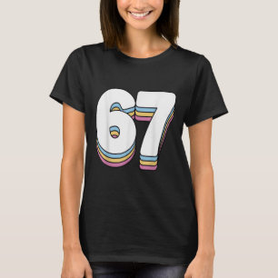 Rolig 6 7 Meme Sex Sju Gen Alpha Slang 67 T Shirt