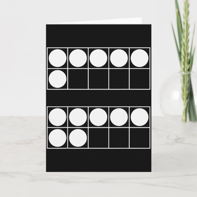 Rolig 6 7 Nummer Lärare Studenter Sex Sju Meme  Kort (Framsida)