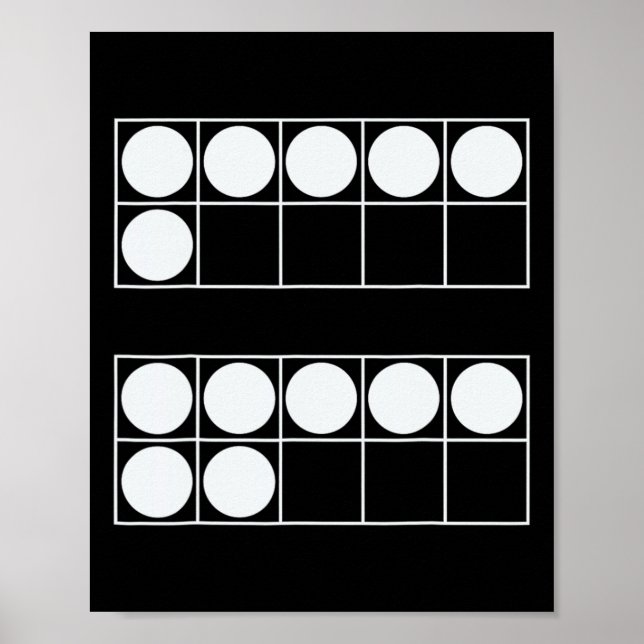 Rolig 6 7 Nummer Matematiklärare Studenter Sex Sju Poster (Framsidan)