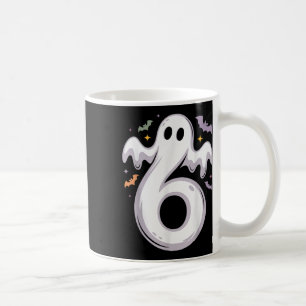 Rolig 6 spöke meme Halloween kostym Matchande Desi Kaffemugg