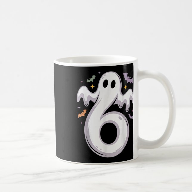 Rolig 6 spöke meme Halloween kostym Matchande Desi Kaffemugg (Höger)