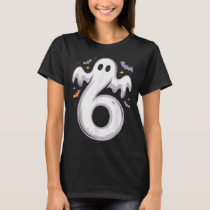 Rolig 6 spöke meme Halloween kostym Matchande Desi T Shirt