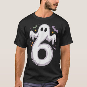 Rolig 6 Spöke Meme Halloween Kostym Matchande Desi T Shirt