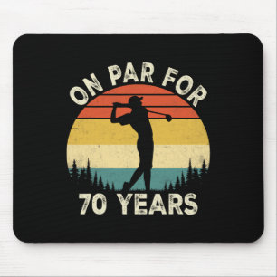 Rolig 70-årsdag Golf Golfare 70 år gammal golf B Musmatta