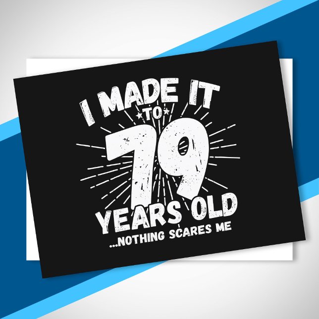 Rolig 79-årsfödelsedags Citat Sarksatisk 79-åring Vykort (Skapare uppladdad)