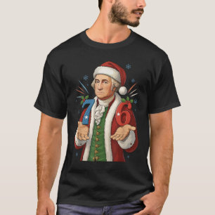 Rolig 7-6 6-7 George Washington Santa 67 Meme Jul T Shirt