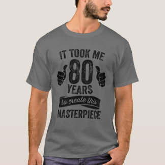 Rolig 80 år gammal skämt 80-årsdag bus Gag Pun Coo T Shirt