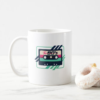Rolig 80-tals kassett Retro Mixband 90-tals tillba Kaffemugg