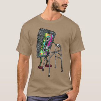 Rolig 80-tals Mitape-kassett Retro musik skämt fam T Shirt