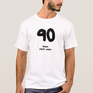 Rolig 90:e födelsedaggåva för en man eller en tee shirt