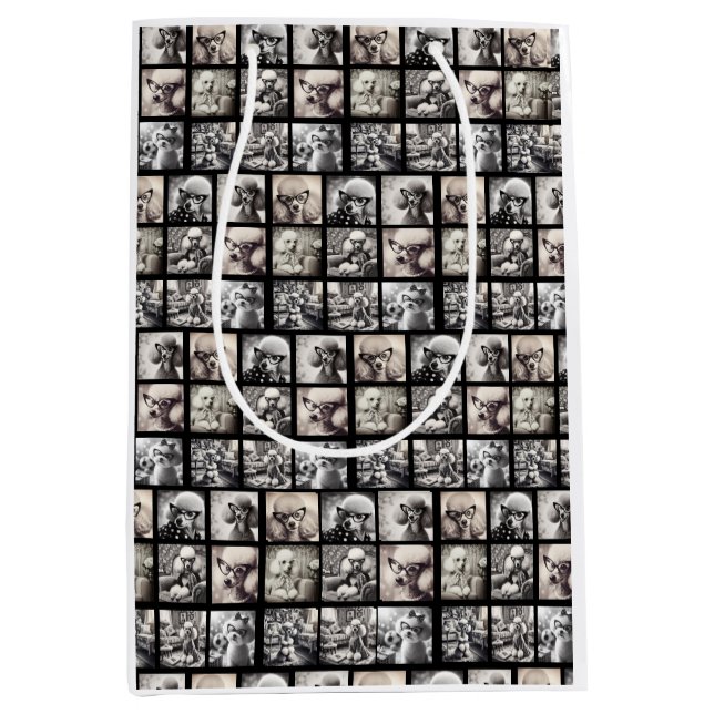 Rolig 9 Fotocollage Bilder Inpackningspapper (Framsidan)