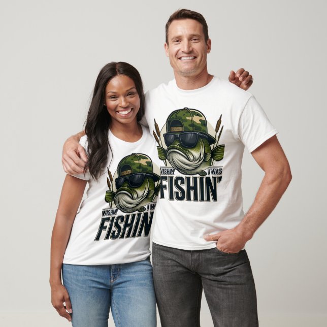 Rolig Abborrfiske T Shirt (Unisex)