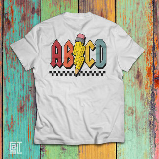 Rolig ABCD penn alfabet grafisk design T Shirt