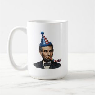 Rolig Abraham Lincoln-festfirande Kaffemugg