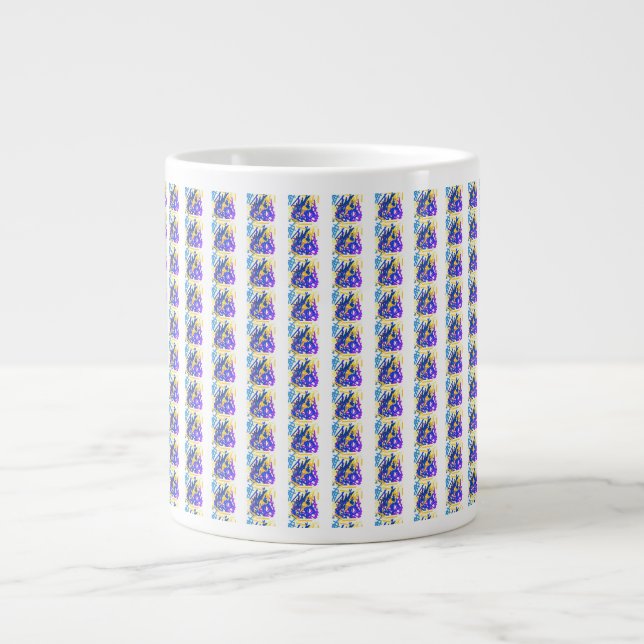 Rolig Abstrakt Mugg Jumbo Mugg (Framsidan)
