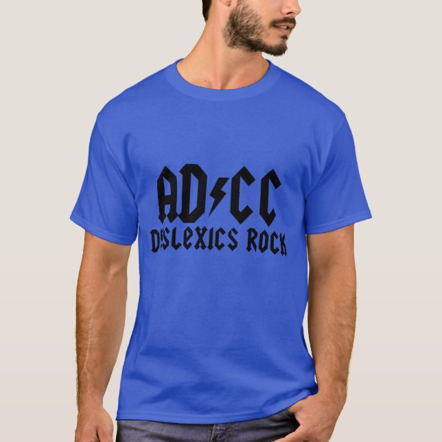 Rolig AC/DC Tee Shirt (Framsida)