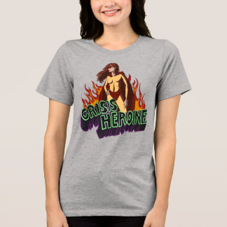 Rolig ADHD-kris Hjältinna Kaos Energi Retroserie T Shirt