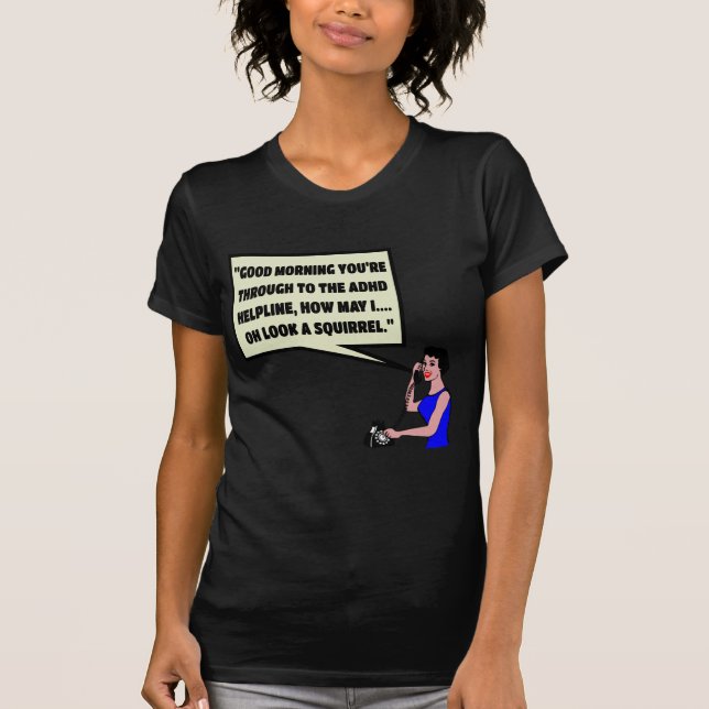 Rolig ADHD T-shirt (Framsida)
