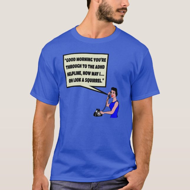 Rolig ADHD T Shirt (Framsida)