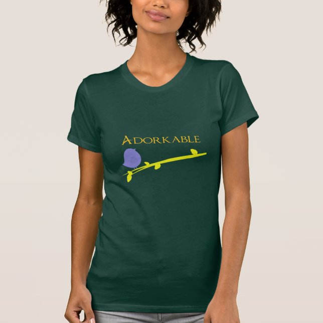 Rolig Adorkable GeekT-tröja T-shirt (Framsida)