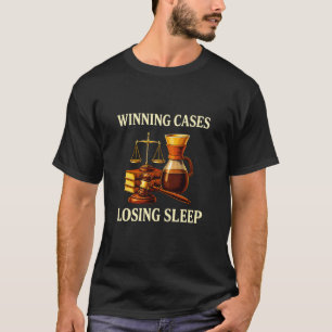 Rolig advokatdesign rättssal Jurist advokat Kaffe T Shirt