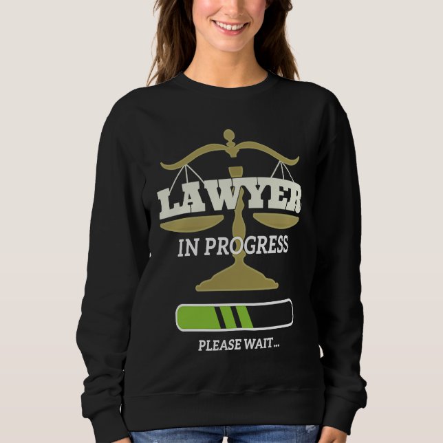 Rolig advokatstudent Jurister Jurist Studenter T Shirt (Framsida)