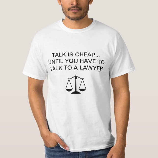 Rolig advokatTShirt Tee Shirt (Framsida)