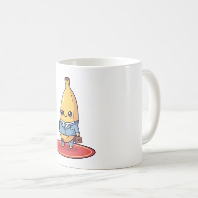 Rolig Affärsbanan Kaffe Mugg för Kontor (Framsida höger)