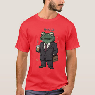Rolig affärsidé med grod-Ceo T Shirt