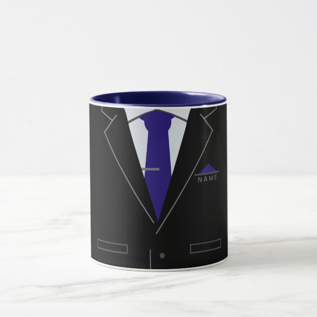 Rolig Affärspresent Kaffe Mugg Personlig Namn (Center)