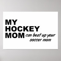 Rolig Affisch För Hockeymamma