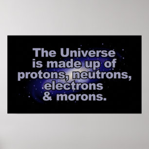 Rolig "affisch för universum" poster