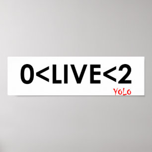 Rolig affisch för YOLO Math