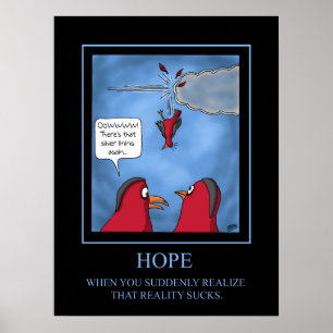 Rolig affisch: Hoppaffisch Poster