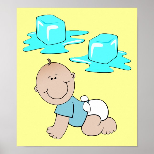 Rolig Affisch Ice Ice Baby (Framsidan)