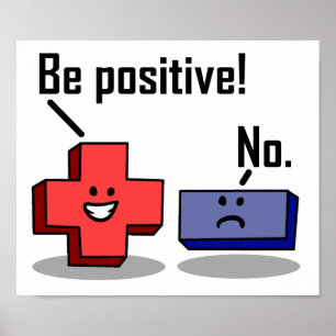 Rolig Affisch Med Positiva Budskap
