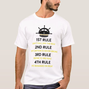 Rolig ägare för fartyg för rodd för gåva för t shirt