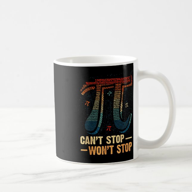 Rolig Aggressiv Citat Kan Inte Sluta Kommer Inte S Kaffemugg (Höger)