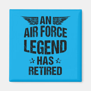 Rolig Air Force Legend Har Gått I Pension _ Roligt Magnet