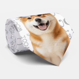 Rolig Akita Jul Hund Älskare Slips