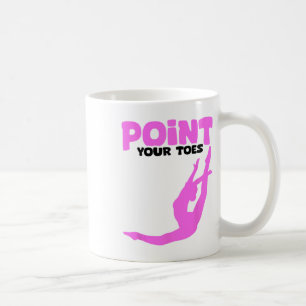 Rolig Akro Gymnastik Tränare Gymnast Llerina Llet Kaffemugg