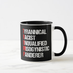 Rolig akronym för Anti trumf Mugg