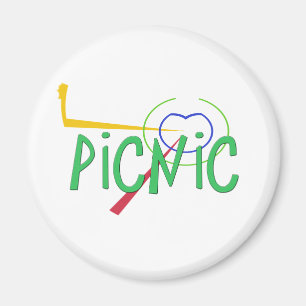 Rolig akronymPICKNICK Magnet